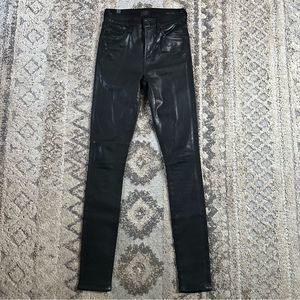 Citizens of Humanity Black Rocket Leatherette High Rise Skinny 24
